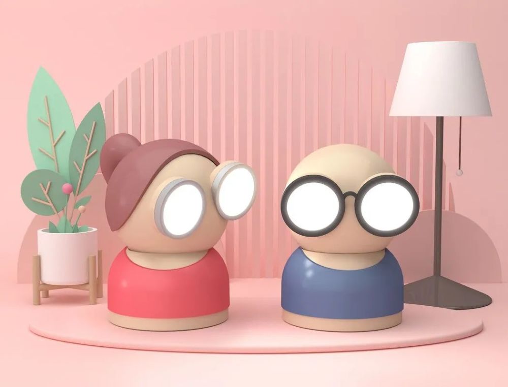 可定制拟人化台灯