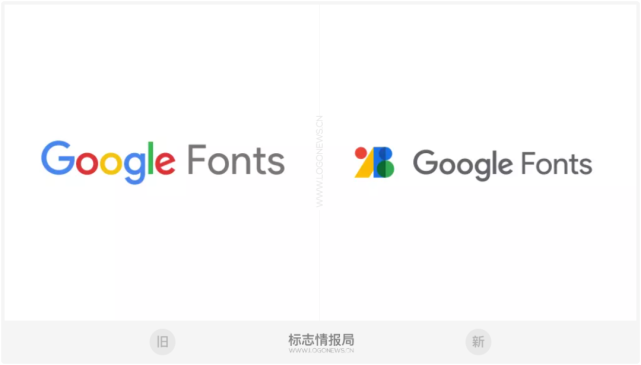 Google字体启用新logo 抽象形状中混合了各种字形 腾讯网