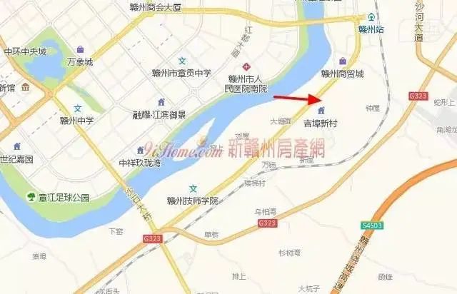 章贡区1宗江景地块挂牌出让 35亩 位置就在嘉福 尚江尊品对面 腾讯新闻