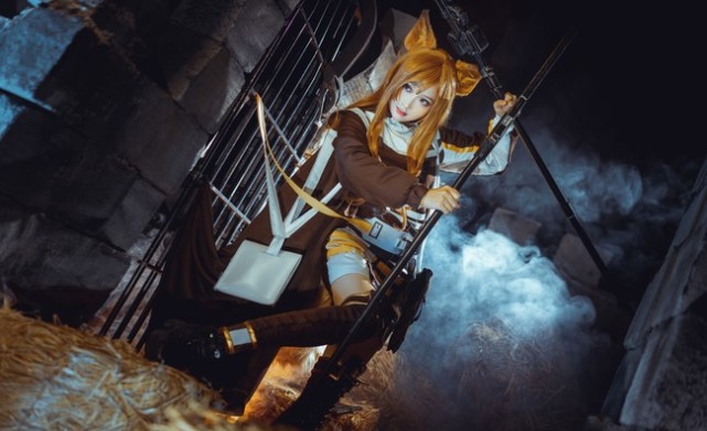 cos明日方舟刻俄柏cos正片