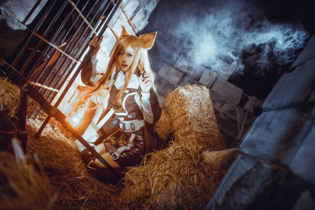 cos明日方舟刻俄柏cos正片