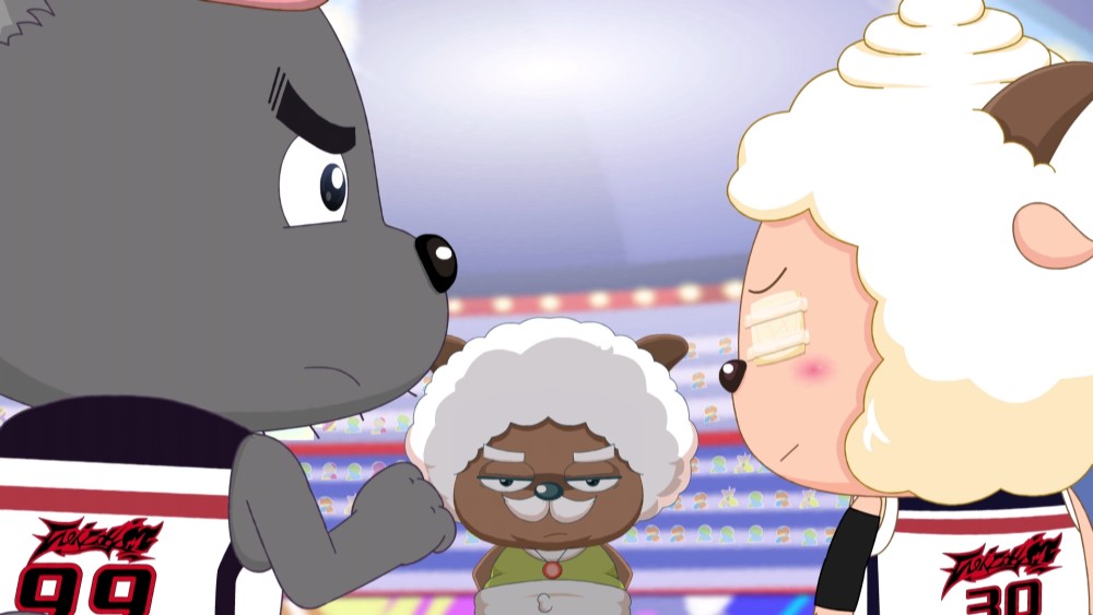 喜羊羊与灰太狼懒羊羊的篮球之旅从穿反球衣到优质投手给力