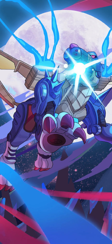 【数码宝贝】无水印壁纸,进化吧,亚古兽!_腾讯新闻