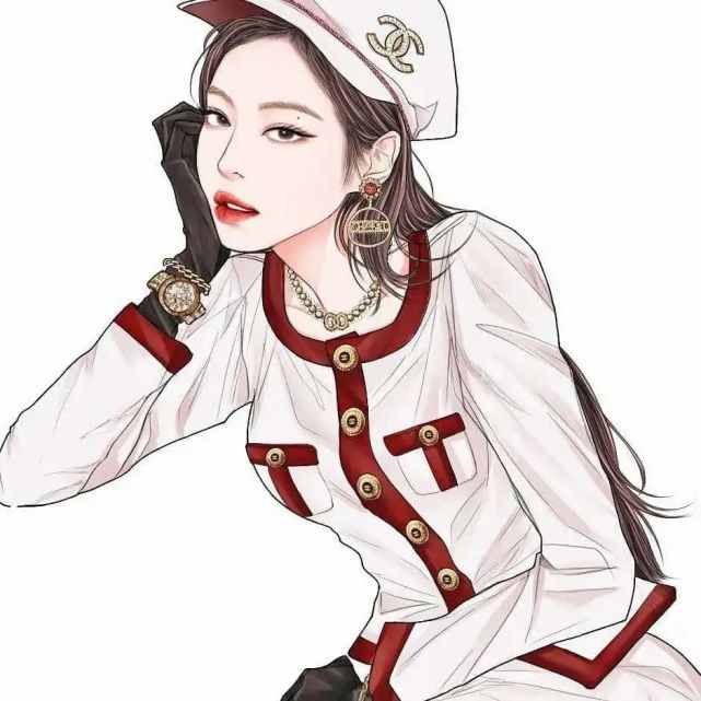 blackpink动漫头像粉墨奶茶店布莱克品客奶茶店这不来