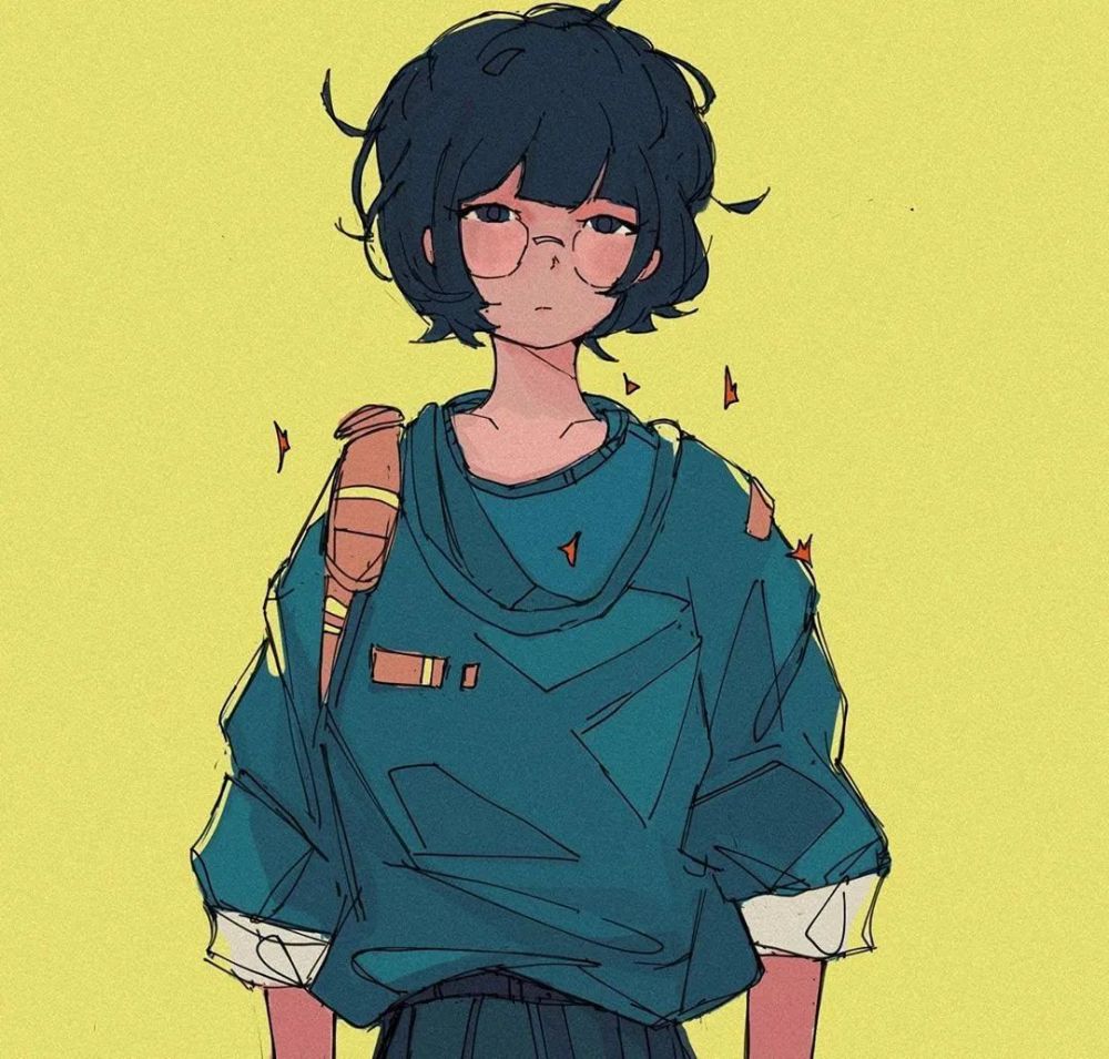 头像20210304闺蜜头像个性头像插画头像