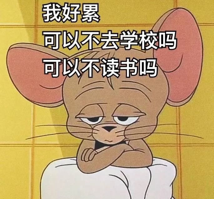 沙雕表情包开学来的太快就像龙卷风