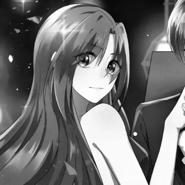 黑白动漫情头虚惊一场失而复得久别重逢别来无恙