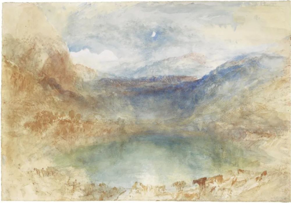 描绘自然需要准确的观察力【威廉透纳】的水彩,油画作品
