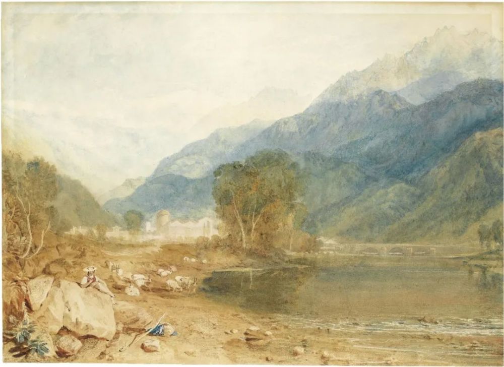 描绘自然需要准确的观察力威廉透纳的水彩油画作品