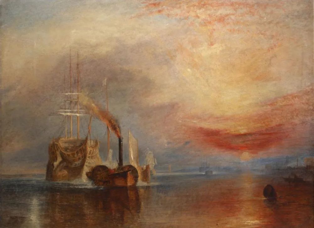 描绘自然需要准确的观察力威廉透纳的水彩油画作品