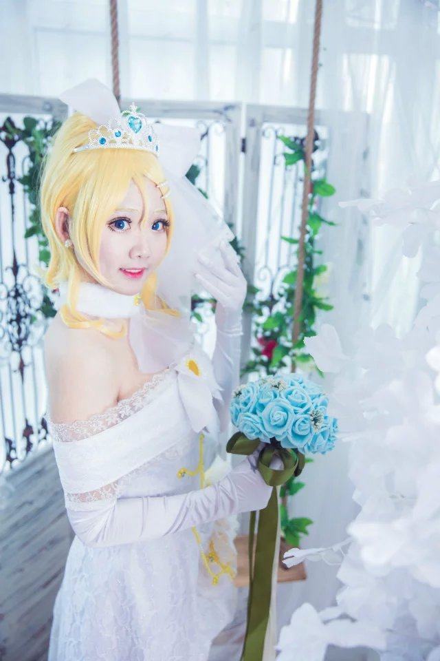 lovelive婚纱觉醒cosplay