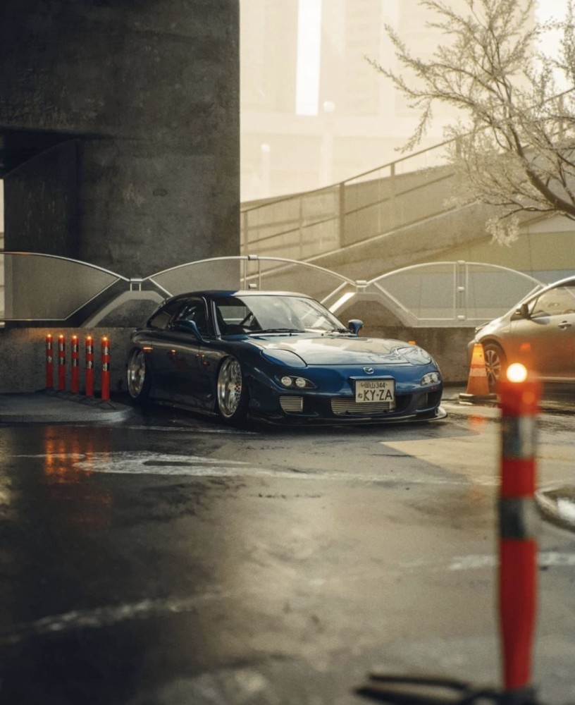 优雅的造型,马自达rx-7,猎装版形式的改装设计_腾讯新闻