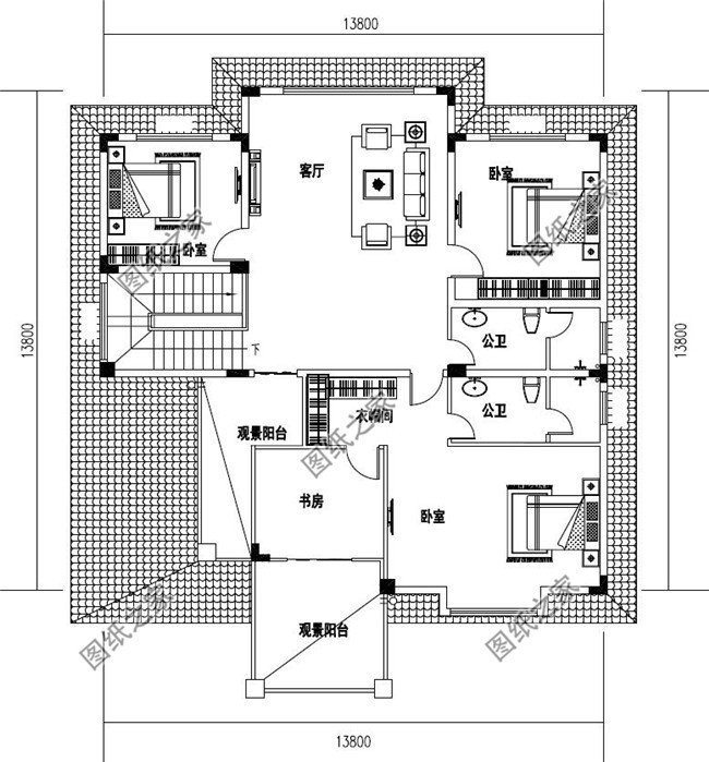 农村自建别墅180平方,占地方正,优雅气派_腾讯新闻