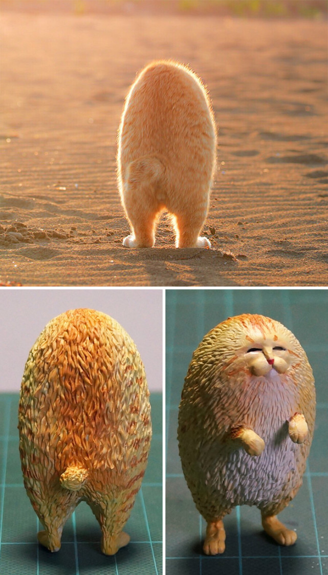 日本沙雕手办达人靠脑洞惊奇大火又来折磨小动物了