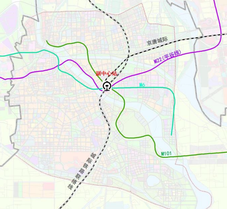 地鐵m101102等規劃圖曝光通州將建這些地鐵新線還有亞洲最大