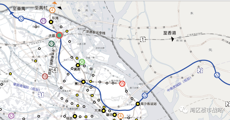重磅地铁22号线官宣广州深圳牵手南沙楼市成最大赢家