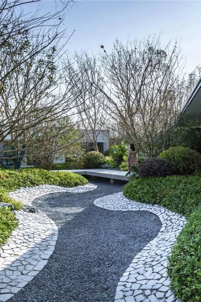 置 石庭院铺装庭院吧台亲手打造的院子