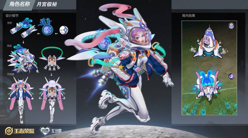 嫦娥源梦6款高人气机甲皮肤逐月星使票数破5万天美最后会选她