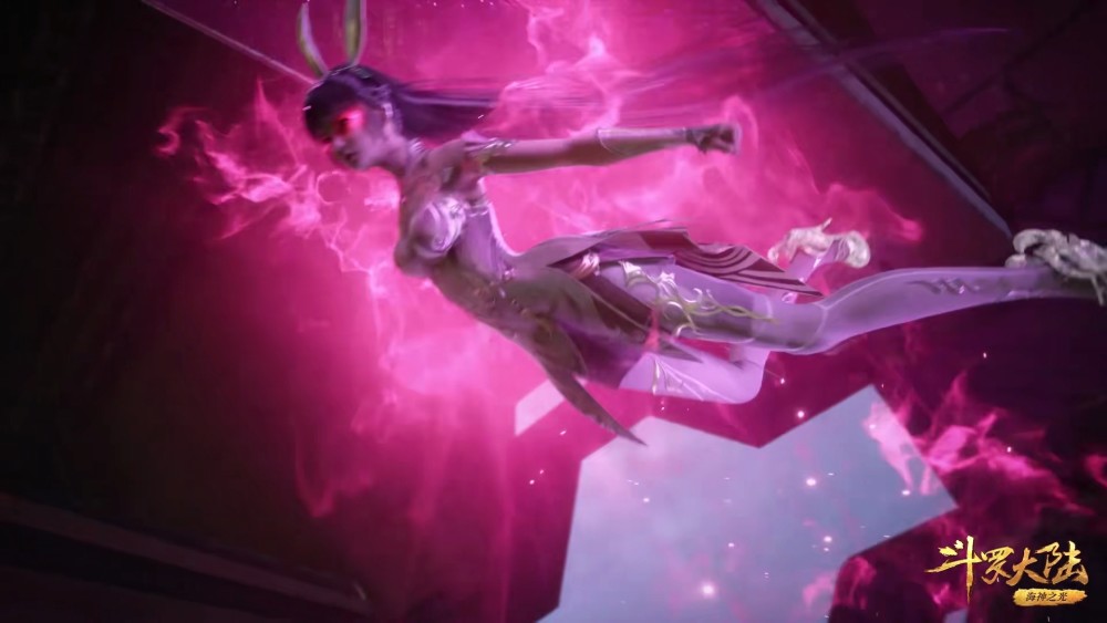 斗罗146:女汉子小舞大秀美腿,搭配水晶鞋好绝,眼神真犀利