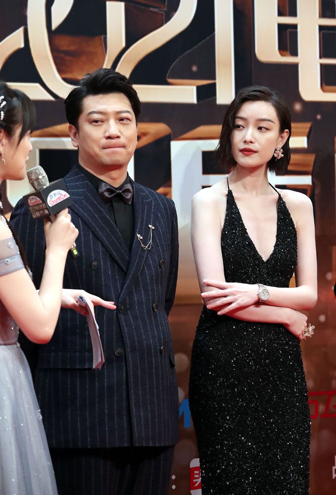 上海电视剧品质盛典红毯艺人谈得最多的是工作