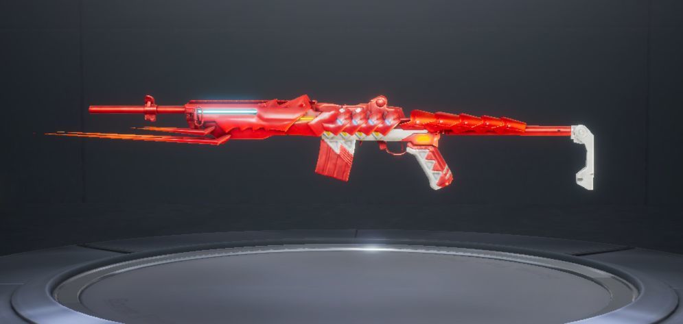 "吃鸡"首款sks特效枪皮曝光,紫蓝色外观,神秘感满满