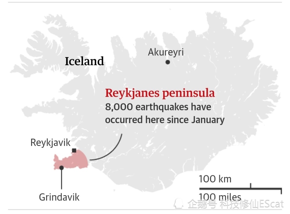 冰岛|冰岛西南部约在一周内遭受17000次地震。据猜测是火山爆发的前兆
