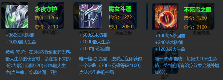 魔女斗篷,永夜守护,不死鸟之眼,三张图让你再也不用纠结_腾讯新闻