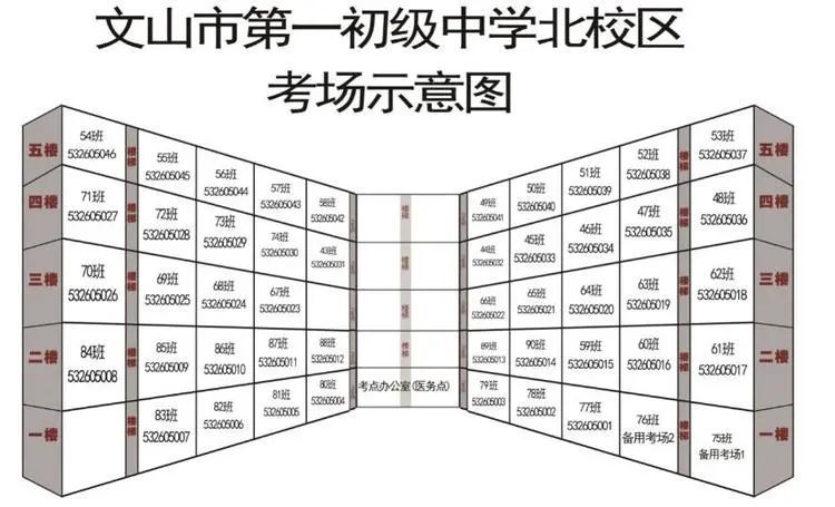 3月13日教資開考文山考場已定附示意圖