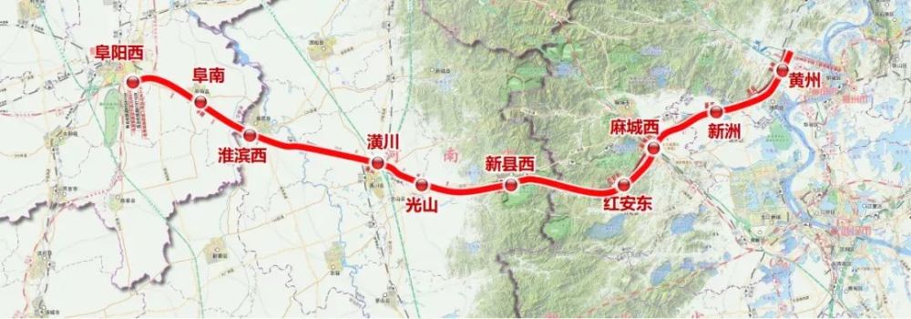 重磅京九高铁信阳段走向基本确定途径潢川并设站