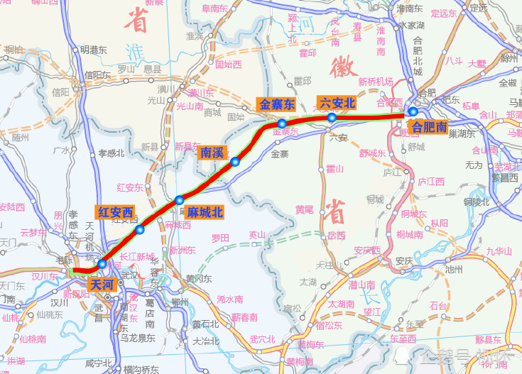 值得一提的是,京九高鐵阜陽至黃岡段河南段被列為河南省2021年開工