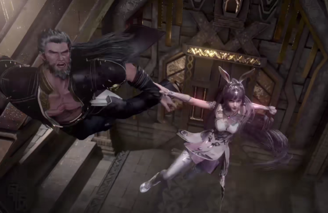 斗罗大陆小舞八段摔杨无敌时究竟是本体出现还是魂技形态