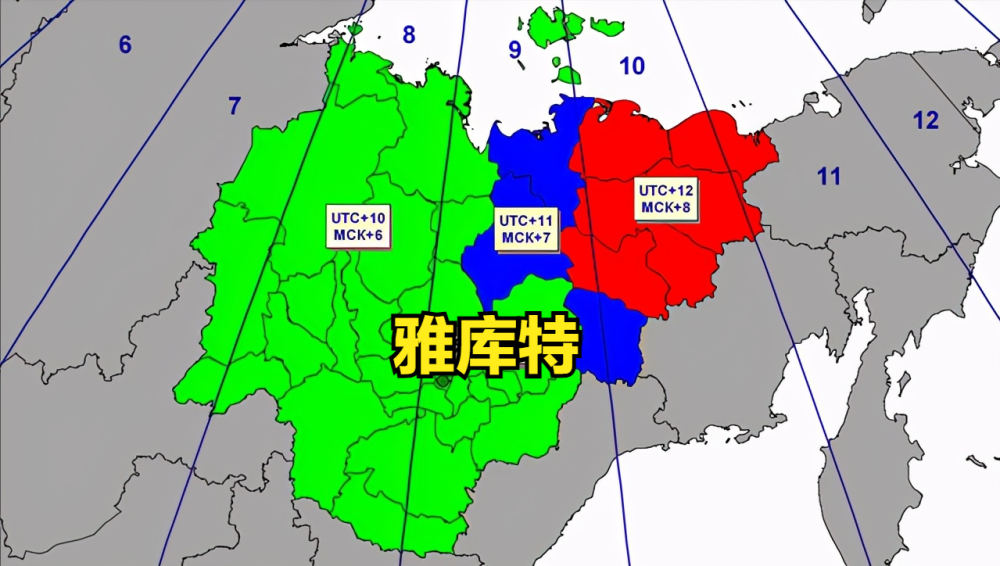 它横跨了三个时区:雅库特是俄罗斯联邦最大的地区,拥有面积308.