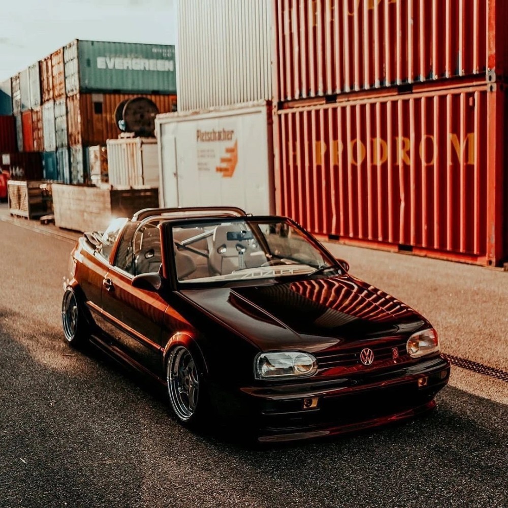 这颜值把隔壁德粉都馋哭了,犹如艺术品的改装高尔夫mk3_腾讯新闻