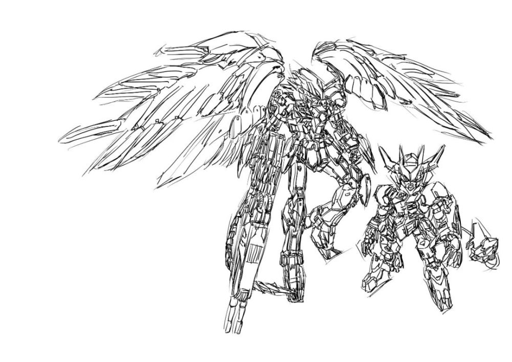 飞翼高达零式ew改造别西卜式