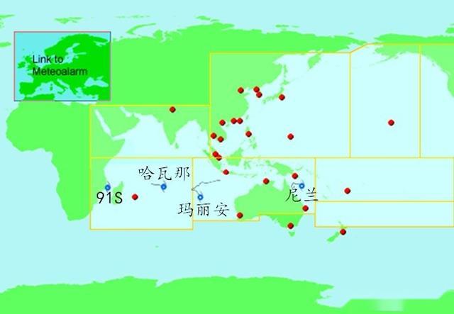 哈瓦那|尼兰减为热度低压，风暴三减二，哈瓦那到了16级，新风暴伊曼又来了