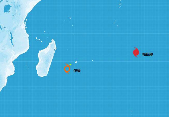 哈瓦那|尼兰减为热度低压，风暴三减二，哈瓦那到了16级，新风暴伊曼又来了