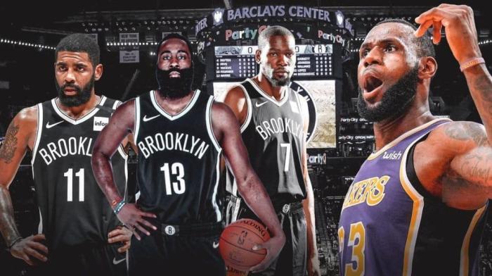 豁出去了!篮网3换2组四巨头,阵容比五星勇士还豪华,詹皇绝望了