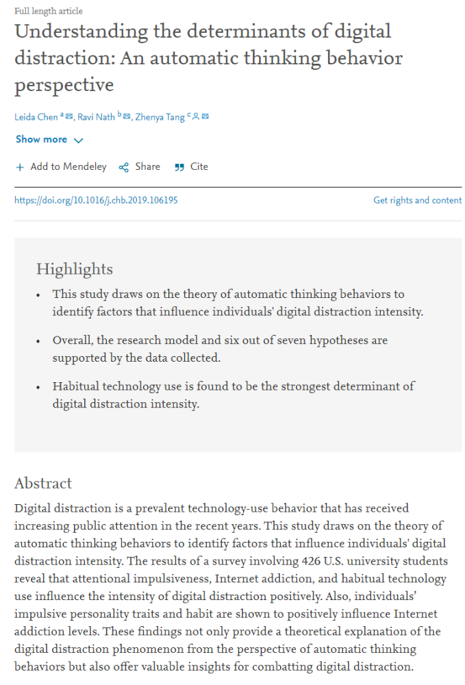 意识|数字分心：我为什么老想看手机