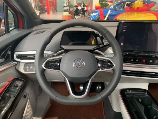 一汽-大众id.4 crozz实拍,年轻范的全新电动车_腾讯新闻