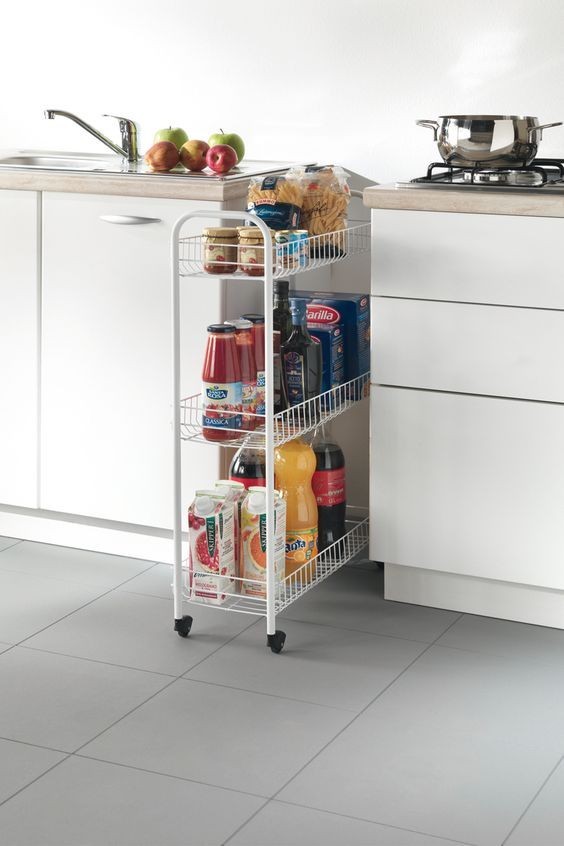 鸡肋拐角橱柜塞个一体式小推车,轻松为厨房扩容5㎡_腾讯新闻