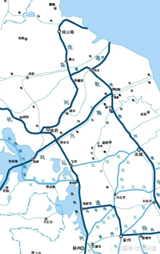 蚌埠港最近的出海通道淮河船舶经洪泽湖进入盐河至连云港