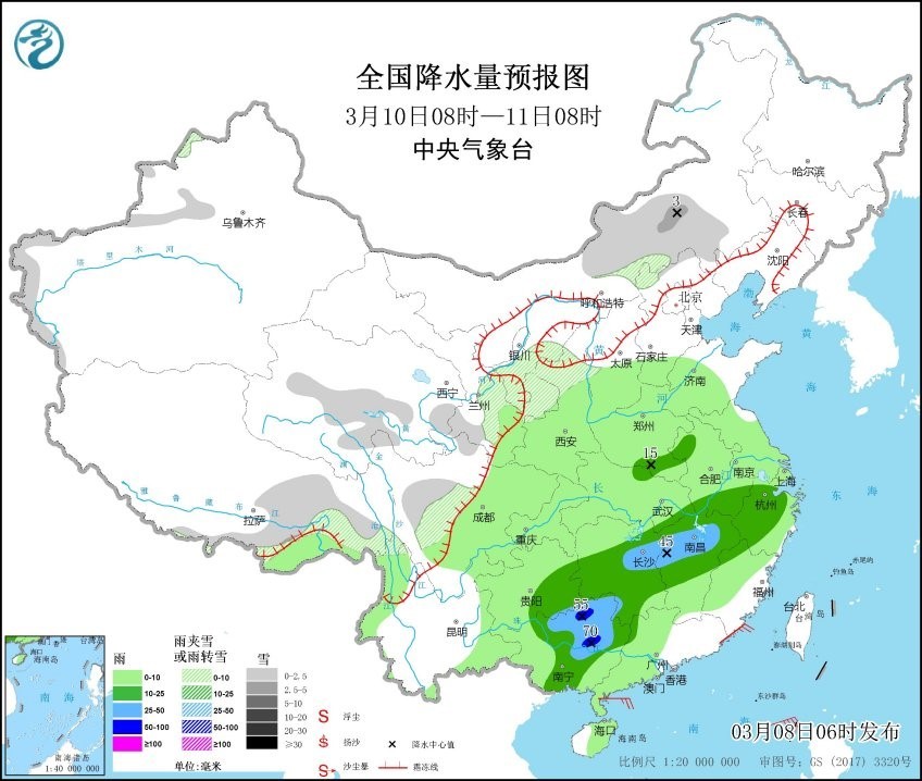 冷空气|京津冀又要降雪？冷空气多，南方阴雨更多，未来10天或下9天