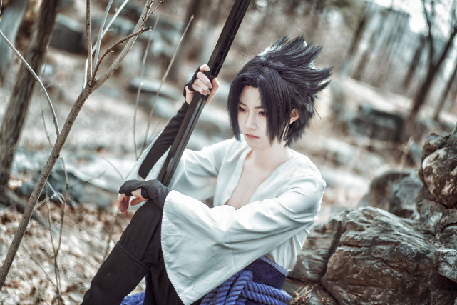 喵特cos 宇智波佐助 火影忍者