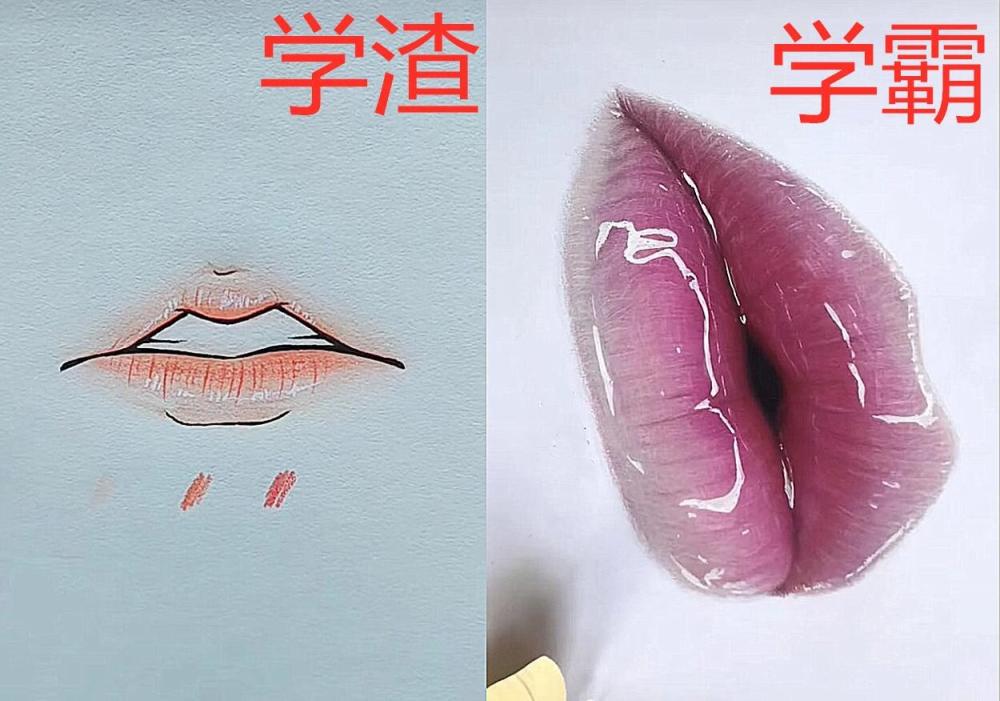 美术生画画的差距多大?学渣vs学霸,网友:我连学渣都不如?_腾讯新闻