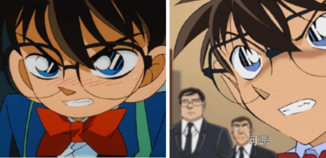 大佬分享柯南画风对比 90年代和现在差别巨大 我还是喜欢旧版 腾讯新闻
