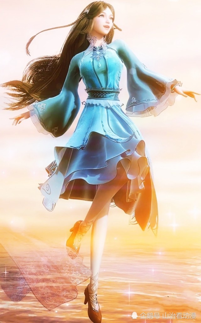 宁荣荣是小巧玲珑的公主形象,她来史莱克学院时,长