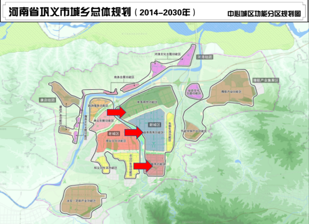 巩义市道路规划图图片