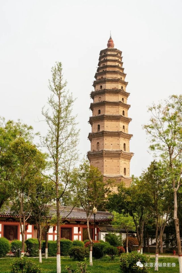 叠涩出檐 结构挺拔之陕西省西安市高陵区昭慧院塔图记兼访高陵人文