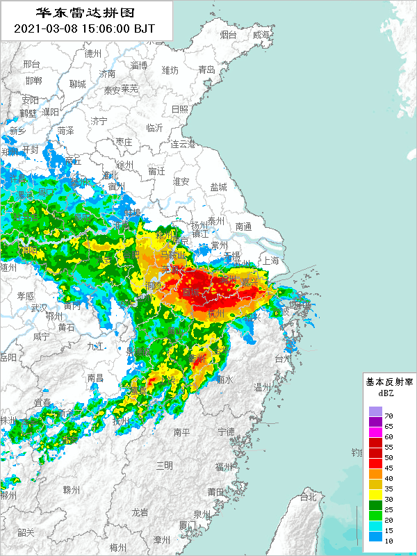 红波|华东雷达图上突现大量红波，雷雨要来了？分析：是假波，无需担心