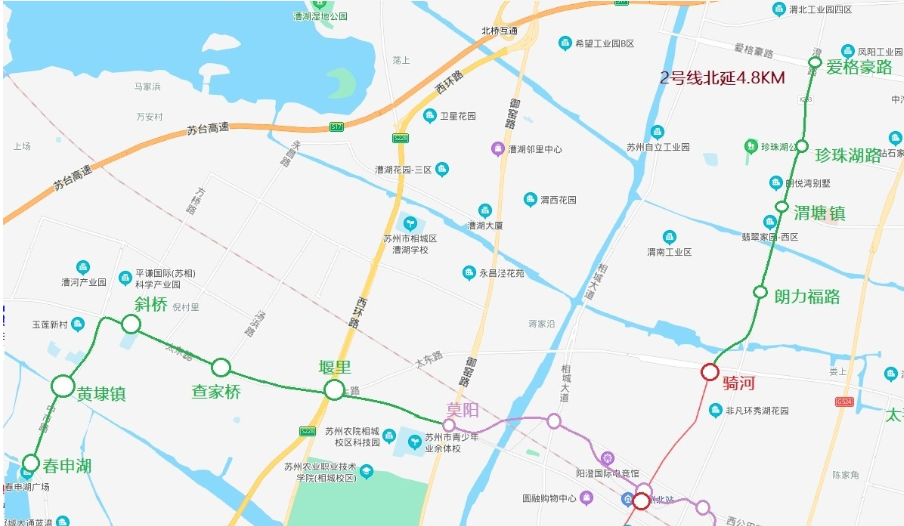 大独家地铁47号线延伸线站点全曝光黄埭漕湖原地起飞